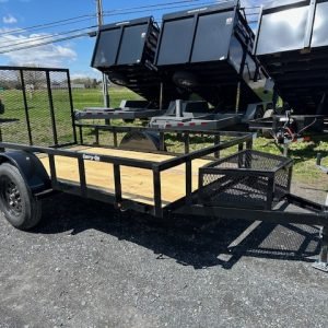 Carry-On 5.5 x 10 Landscape Utility Trailer - Mesh Toolbox