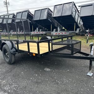 Carry-On 5.5 x 8 Landscape Utility Trailer - Mesh Toolbox