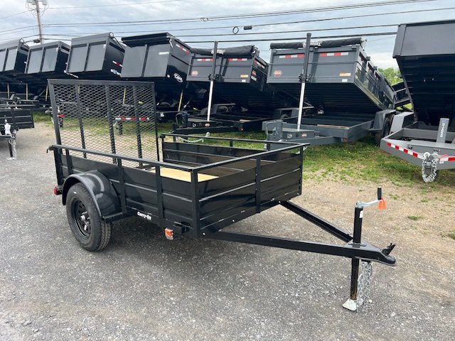 Carry-On 5x8 Landscape Utility Trailer - Steel Sides
