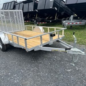 Carry-On 6 x 10 Aluminum Landscape Utility Trailer - Rear Mesh Gate