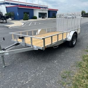 Carry-On 6 x 12 Aluminum Landscape Utility Trailer - Rear Mesh Gate