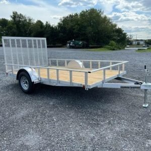 Carry-On 7 x 12 Aluminum Landscape Utility Trailer - Rear Gate