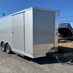 Covered Wagon 8.5 x 16 Enclosed Car Trailer - 6" Added Height