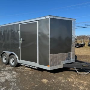Covered Wagon 8.5x16 Enclosed Car Trailer — 10K GVWR