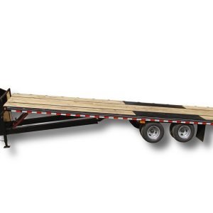 Deluxe 25000 GVWR Flatbed Tilt Gooseneck Trailer