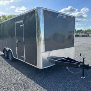 Homesteader 8.5 x 18 Enclosed Car Hauler - Ramp Door