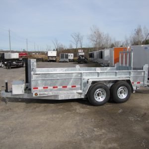 2023 Advantage 7 Ton 14FT Galvanized Dump Trailer