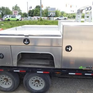 Martin GNSB 98"x 100" Aluminum Gooseneck Service Body Stock #240884 - Spencer Trailers