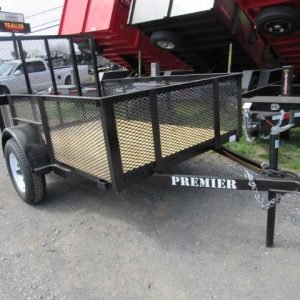 Premier 5 x 8 Landscape Utility Trailer - Mesh Sides