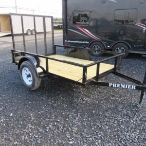 Premier 5 x 8 Landscape Utility Trailer - Rear Ramp Gate