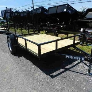 Premier 6 x 10 Landscape Utility Trailer - Ramp Gate