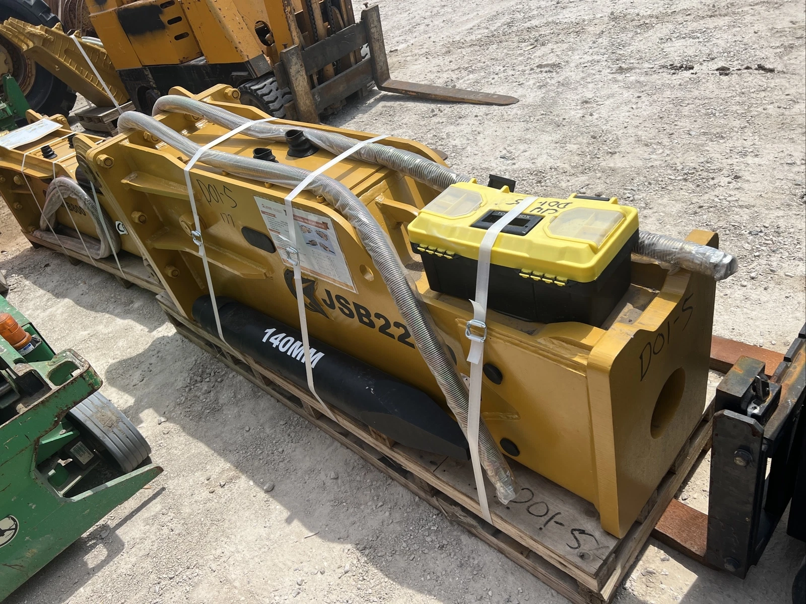 Jisan JSB2200 Cat 320 Hydraulic Hammer Concrete Breaker 80 MM Pins Excavator New - Image 3