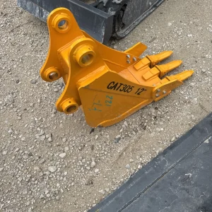 Cat 305 12 Inch Tooth Bucket 45 Mm Pin Mini Excavator New Caterpillar