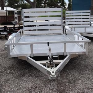SOLD 2025 7x12 Aluminum Tube Top Utility Trailer – 7K Tandem Axle | ST8212TAT-A-070