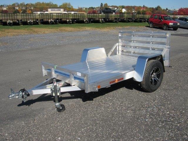 Sport Haven 5×8 Aluminum Utility Trailer - Deluxe Package
